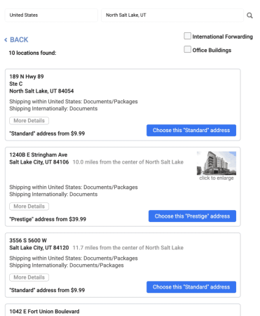 Address Examples in Utah Address Examples in Utah